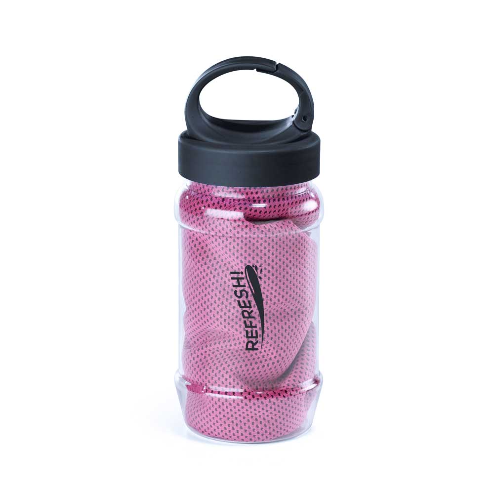 Toalha Esportiva Refrescante com Garrafa Artx Plus