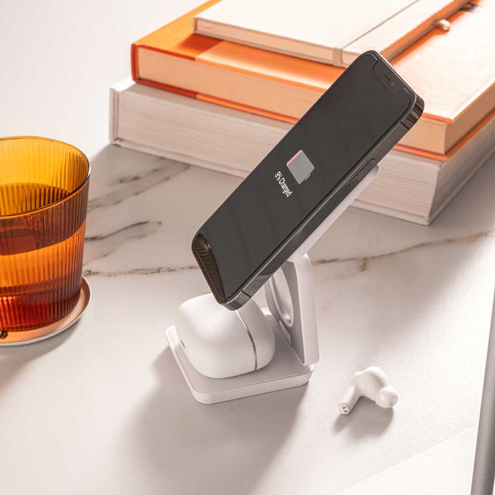 Carregador Magnético Wireless Dobrável e Reciclado