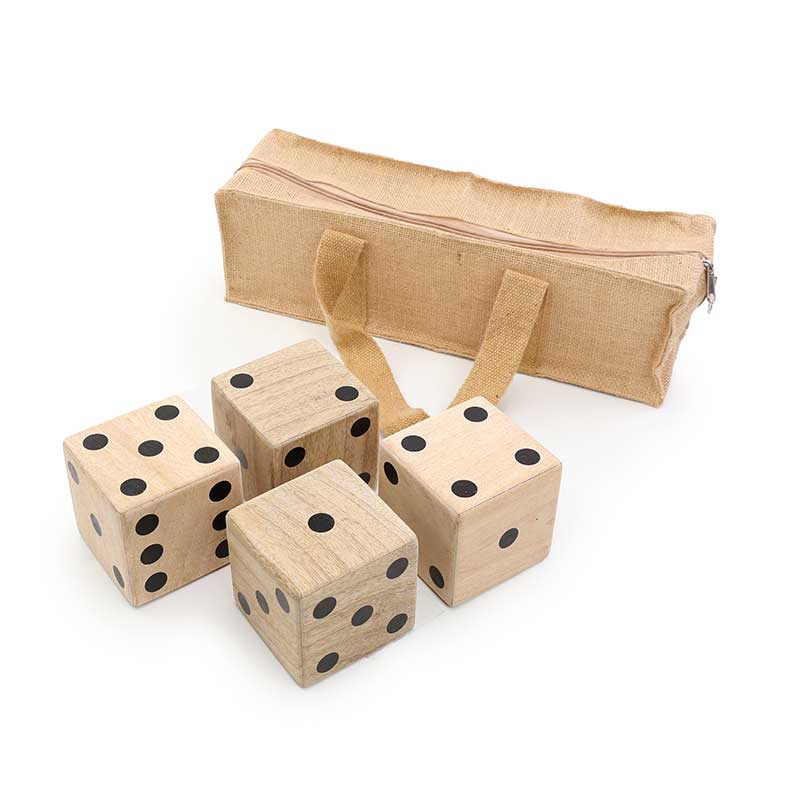 Jogo de Dados Personalizado com Estojo de Algodão