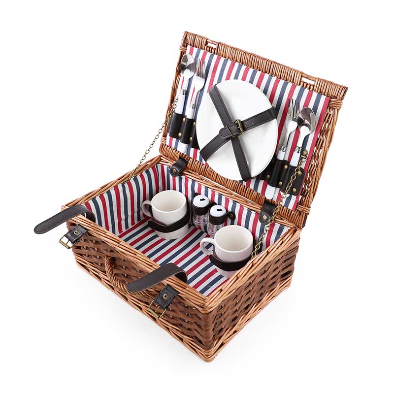 Kit Piquenique Tricolor com 14 Peças