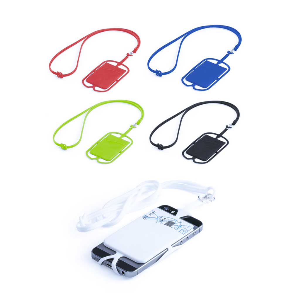 Porta Cartões com Cordão para Celular Nicolaus